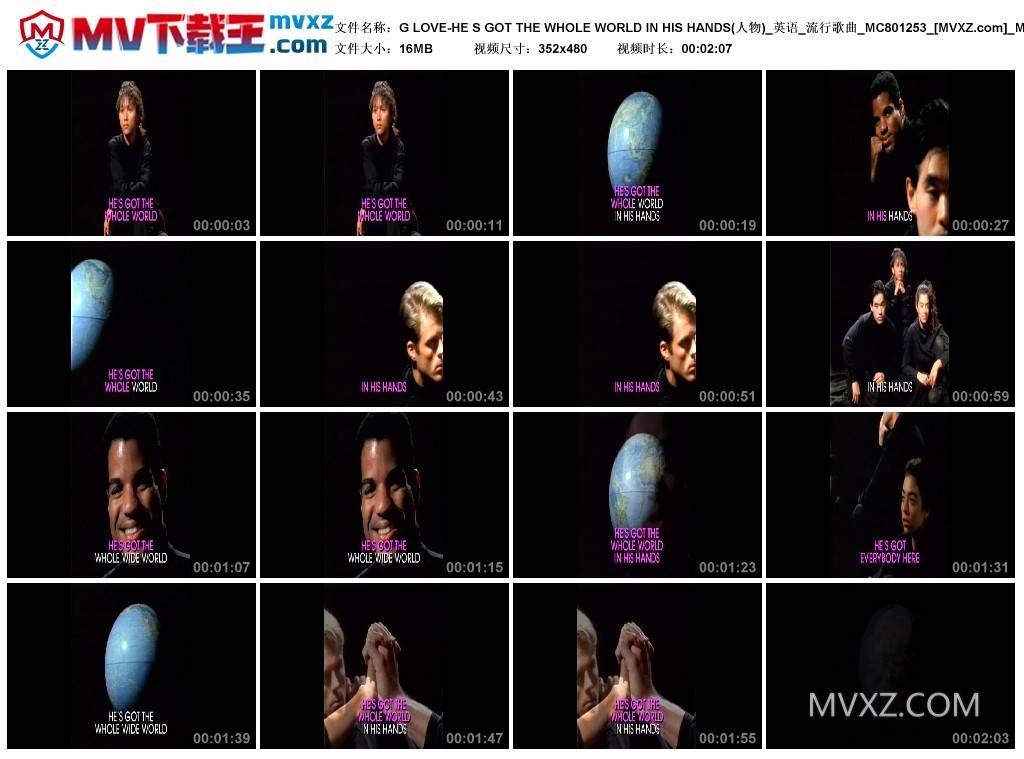 G LOVE-HE S GOT THE WHOLE WORLD IN HIS HANDS(人物)_英语_流行歌曲_MC801253